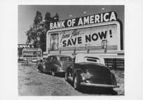 Bank Of America 1947 Classic Cars Magnum Photo Award Postcard