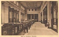 Bank Of Montreal Antique 1912 Canada Canadian Postcard