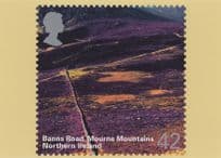 Banns Road Mourne Mountains Ireland Limited Edition Postcard
