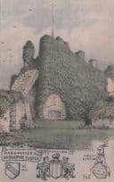 Banqueting Hall Dirleton Castle Scottish Coat Of Arms Phillmore  Postcard