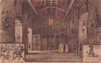 Banqueting Hall Edinburgh Castle Phillimore Scottish Old Postcard