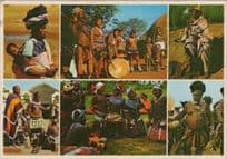 Bantu People South African Transkei Tembu Zulu African Postcard