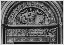 Baptistery Of Parma Lunette Of The Virgin Italy Statue Old Sculpture RPC Postcard