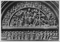 Baptistery Of Parma Spring Lunette The Redeemer Statue Old Sculpture RPC Postcard