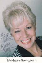Barbara Sturgeon BBC Radio Show Presenter Hand Signed Photo