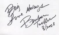 Barbara Tucker USA Soul Singer Hand Signed Autograph Card
