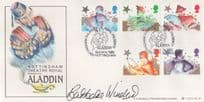 Barbara Windsor Vintage 1985 Hand Signed Aladdin Ltd 200 First Day Cover