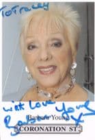 Barbara Young Doreen Fenwick Coronation Street Hand Signed Cast Card Photo