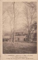 Barbizon Millets JF Millet Studio Garden Front French Antique Painting Postcard