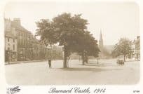 Barnard Castle in 1914 During WW1 Durham Postcard
