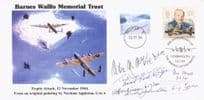 Barnes Wallis Memorial Trust Tirplitz WW2 MULTI Hand Signed FDC