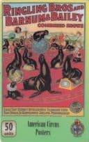 Barnum & Bailey Performing Seals Rare Circus Postcard