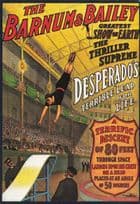Barnum & Baileys Desperados Circus Acrobats Advertising Poster Postcard
