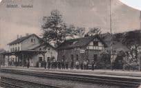 Barop Bahnhof German Railway Train Station Old Rare Postcard