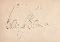 Barry Barnes The Scarlet Pimpernel Antique Signed Album Page