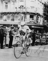 Barry Hoban GB Cyclist 1967 Tour De France Hand Signed 10x8 Photoins 1