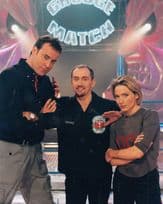 Barry McGuigan Grudge Match Steve Albert TV Boxing Game Show Official Rare Photo