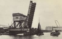 Bascule Bridge Barking Essex in 1920 Real Photo Postcard