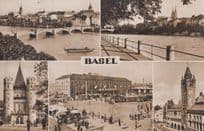 Basel Antique Swiss Switzerland Real Photo Postcard