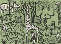 Basel Switzerland Zoo 1974 Birthday FDC Postcard + Special Frank