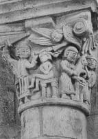 Basilique De Saint Sacrifice Of Abraham Sculpture French Old Postcard