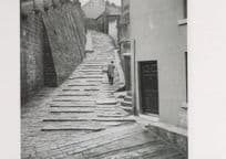 Basket Church Stairs at Whitby Yorkshire Award Photo Postcard