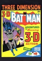 Batman Special Three Dimensional 3D Glasses Comic Art DC Batgirl Postcard