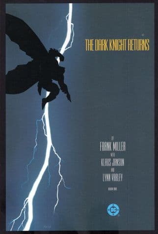 Batman The Dark Knight Returns 1986 Comic Book Postcard