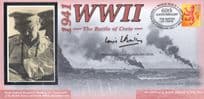 Battle Of Crete Suda Bay 1941 WW2 Louis Le Bailly Benham Hand Signed FDC