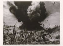 Battle Of Iwo Jima Japan WW2 US Marine Mine Bomb Postcard