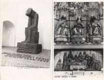Bazylika Mariacka Poland Altar 2x PB Photo Postcard s