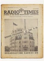 BBC Broadcasting House In Radio Times WW2 September 1939 Postcard