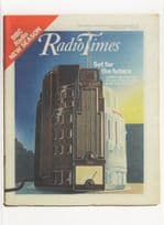 BBC Broadcasting House Made Of Old Wireless Radio 1982 Times News Postcard