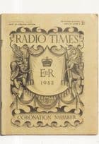 BBC Radio Times Queen Elizabeth II Coronation Number 1953 Magazine Postcard