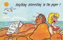 Beach Comic Postcards