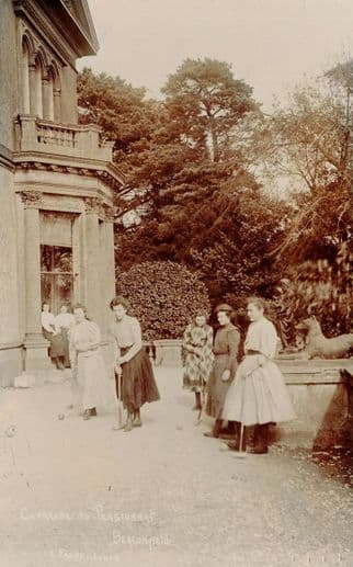Beaconsfield Quebec Canada Ladies French Croquet Team Old RPC Postcard