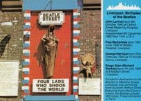 Beatle Street The Beatles Liverpool Birthplace Postcard
