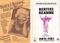 Beatrice Reading at Islington 2x Handbill Concert Flyers