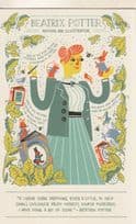 Beatrix Potter Book Author Illustrator Quotation Postcard