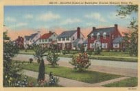 Beautiful Homes On Huntington Avenue Newport VA Postcard