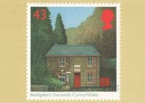 Beddgelert Gwynedd Welsh Post Office RMPQ Stamp Rare Postcard