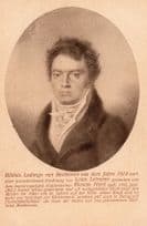 Beethoven Antique Mint Postcard