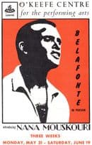 Belafonte Nana Mouskouri Liberace Live in 1960s Canada Flyer Ephemera