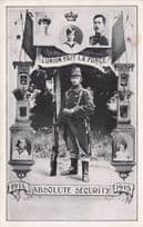 Belgium 1914 1915 Security Guerre WW1 Security Military Old Postcard