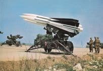 Belgium Army War Hawk Air Anti Tank Rocket Launcher Military Postcard