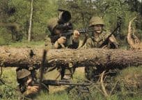 Belgium Army War Infra Red Night Combat Gun Military Postcard