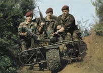 Belgium Army War Tank Ground Transport & Guns Military Postcard