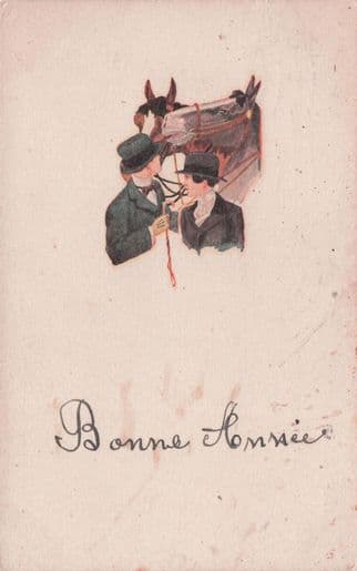 Belgium Posh Stable Horse Owners Trainers Greetings Old Postcard