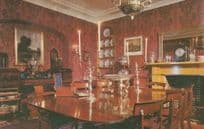 Bellevue House Kingston Ontario Interior Dining Room Clock Trophy 1960s Postcard