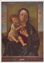 Bellini Giovanni The Virgin & The Child London Art Gallery Painting Postcard